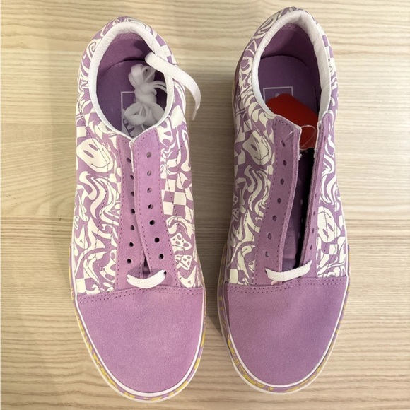 Vans Old Skool Stacked 'Wavy Daze' lilac platform sneakers - Picture 2 of 8